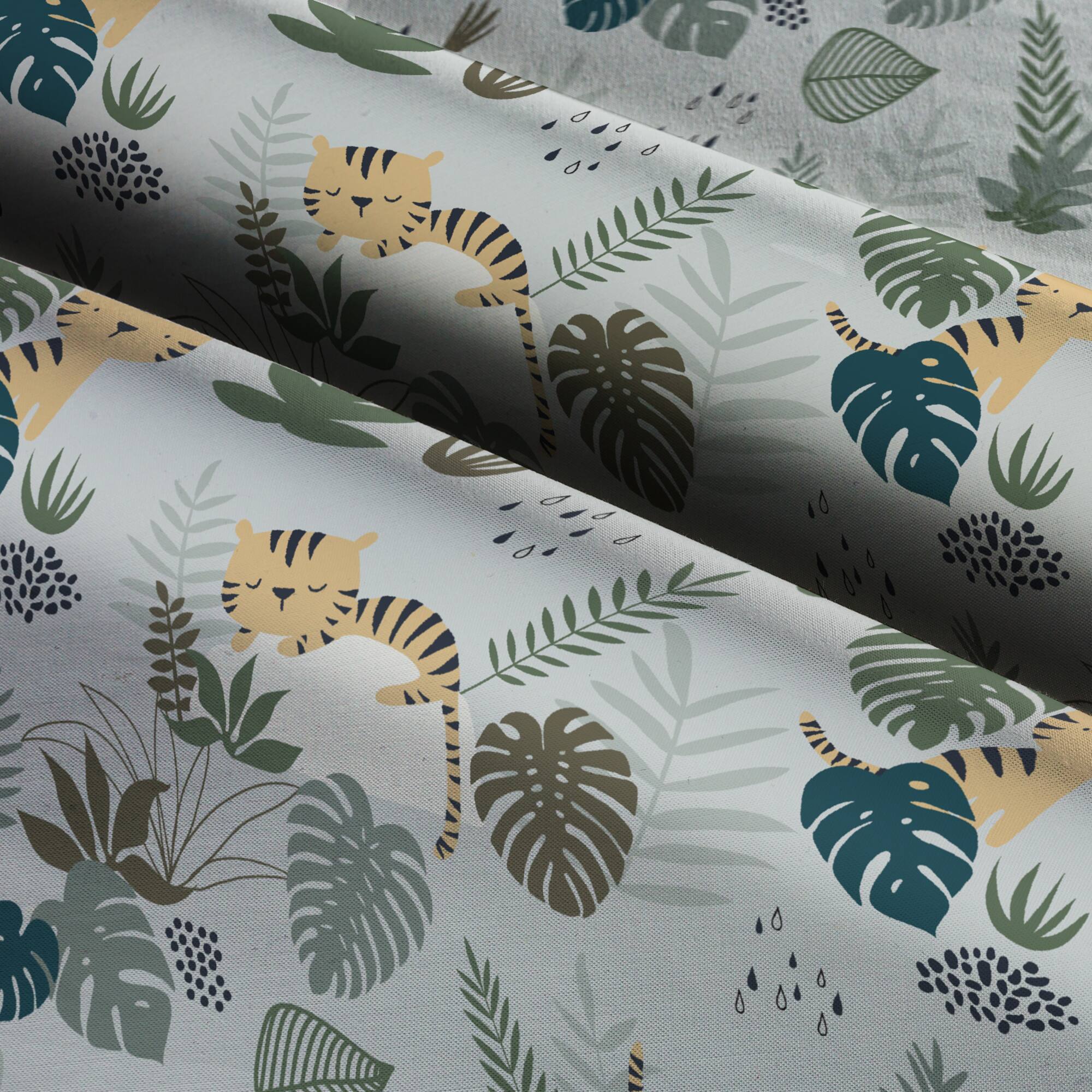 Springs Creative Stay Wild Walk in the Jungle Cotton Fabric